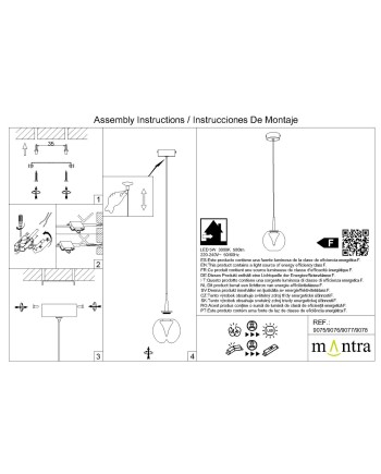 ANDRÓMEDA * COLGANTE 1L - BASE ORO - CRISTAL BRONCE 8940